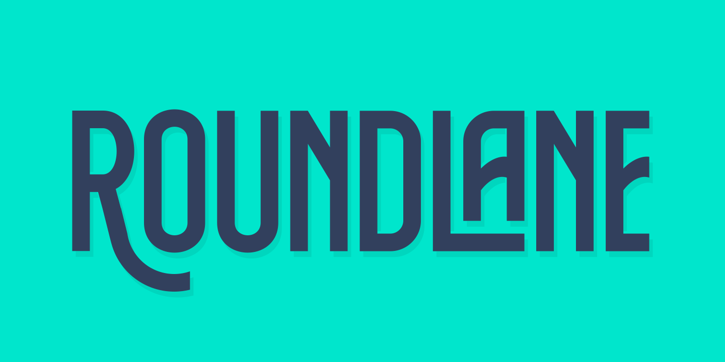 Roundlane Font